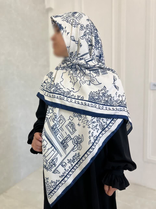 روسری ابریشم ساتن