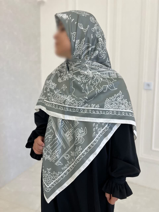 روسری ابریشم ساتن