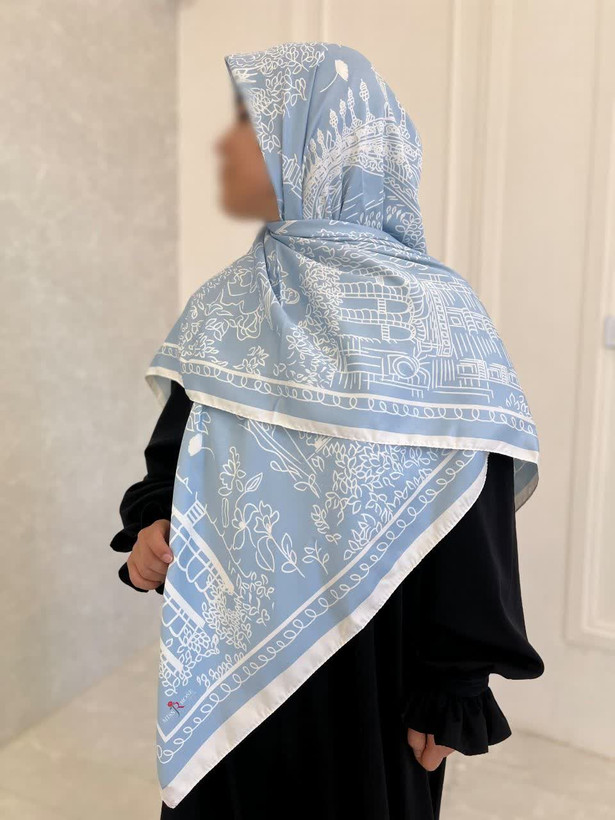 روسری ابریشم ساتن