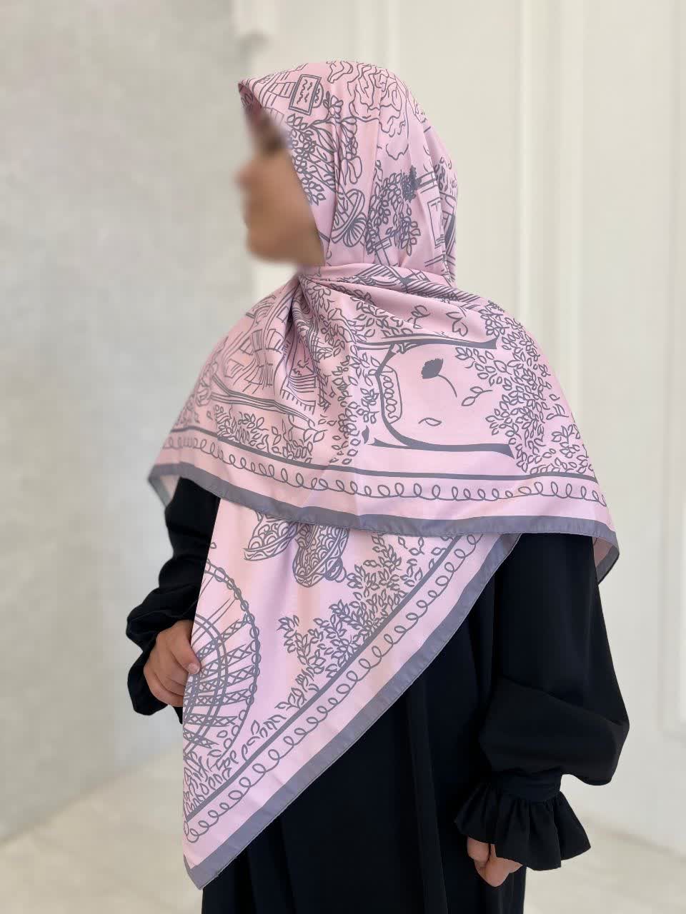 روسری ابریشم ساتن