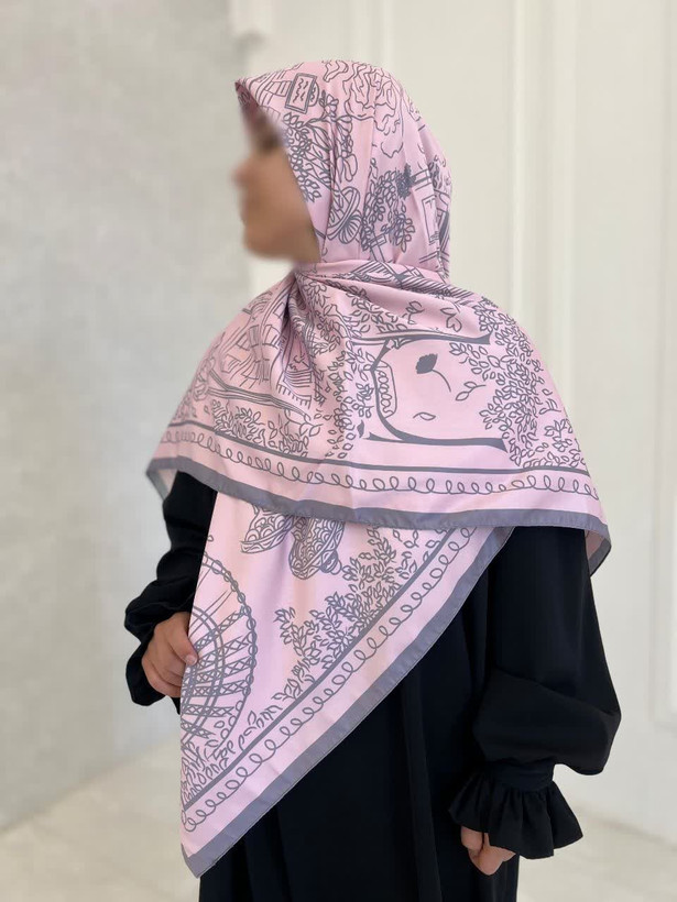 روسری ابریشم ساتن