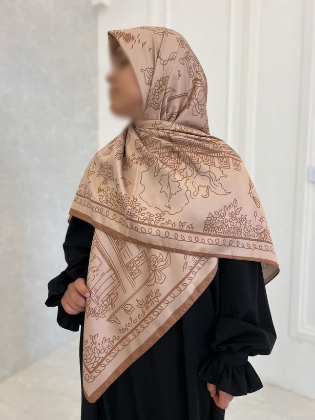 روسری ابریشم ساتن