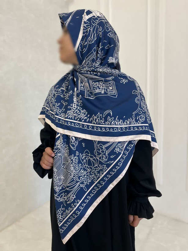روسری ابریشم ساتن